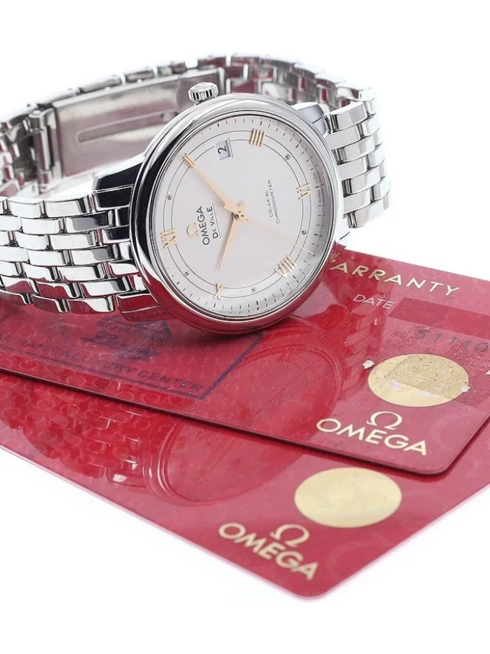 OMEGA De Ville Prestige 424.10.37.20.02.002 Coaxial Automatic Men's Watch